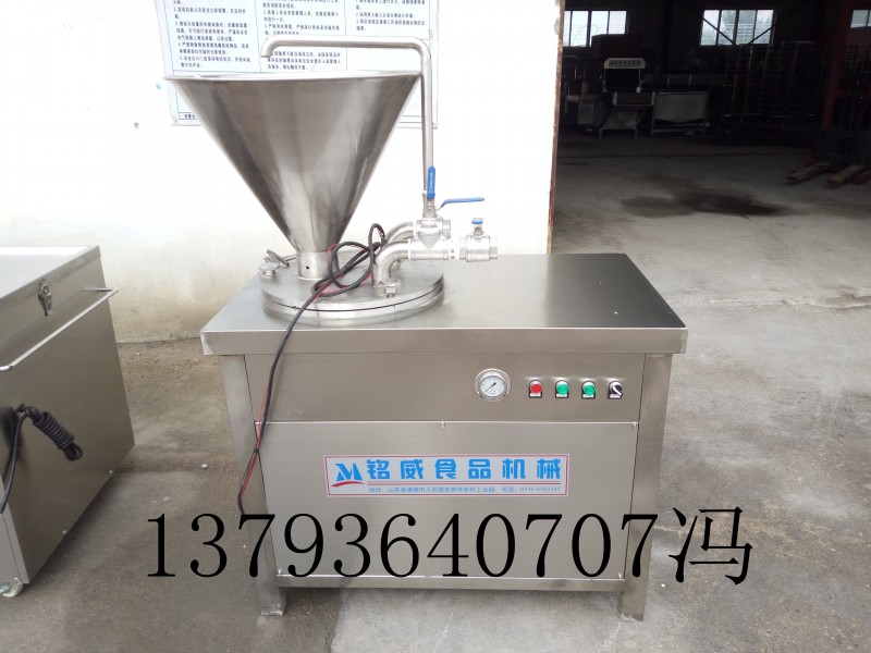 銘威機械 香腸灌腸機 液壓灌腸機 全自動雙管液壓香腸灌腸機 廠家現貨