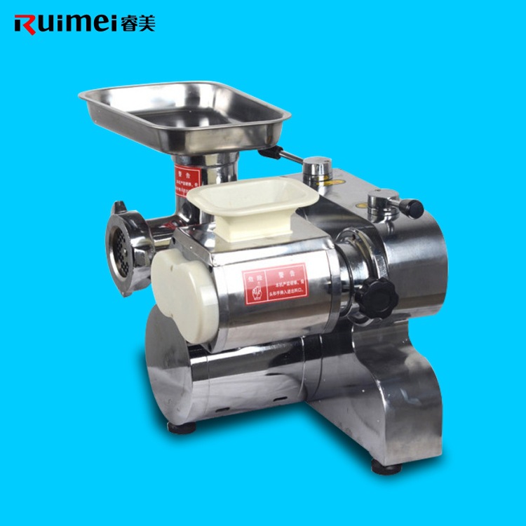 睿美絞肉機(jī)商用電動(dòng)多功能攪肉機(jī)碎肉機(jī)攪拌絞餡機(jī)切絲切片灌腸機(jī)
