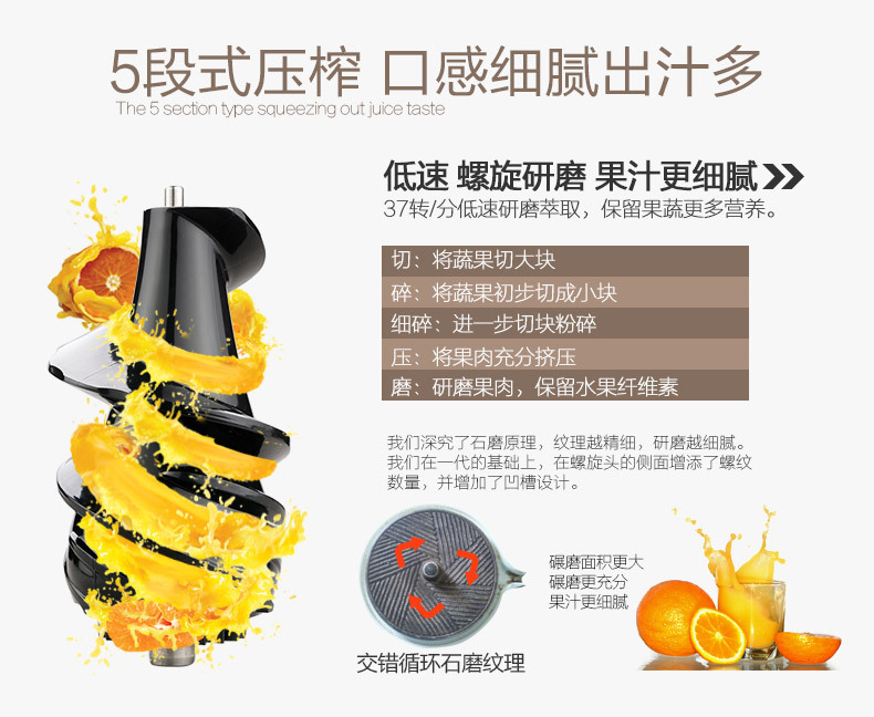SAVTM/獅威特商用大口徑多功能榨汁機(jī) 攪拌果汁機(jī)低速原汁機(jī)批發(fā)