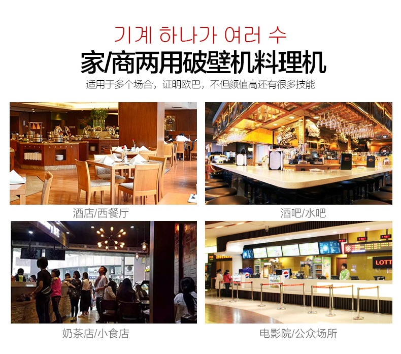多功能大容量破壁機(jī)商用豆?jié){研磨水果榨汁料理機(jī)碎肉奶昔攪拌機(jī)