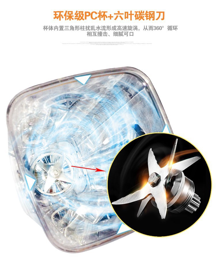 自動加熱 多功能家用破壁料理機(jī) 果汁豆?jié){榨汁機(jī) 商用絞肉攪拌機(jī)
