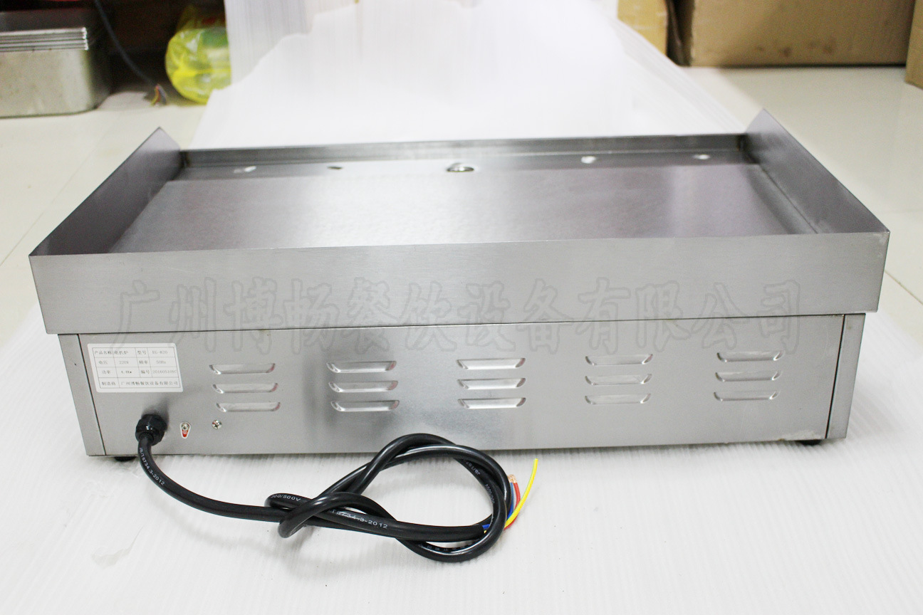 雙溫控BEG-820商用電熱扒爐不銹鋼手抓餅機(jī)器臺(tái)式電熱鐵板燒扒爐
