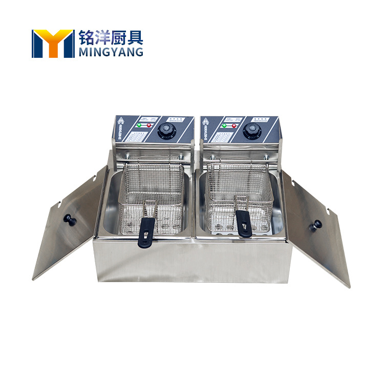 商用電熱雙缸雙篩炸爐 電炸爐油炸鍋油炸機(jī)電炸鍋炸雞排廠家直銷