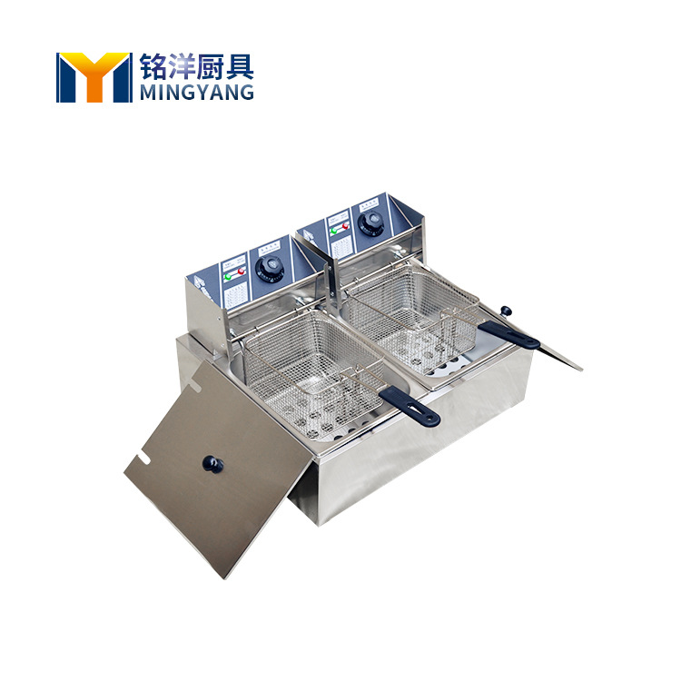 商用電熱雙缸雙篩炸爐 電炸爐油炸鍋油炸機(jī)電炸鍋炸雞排廠家直銷