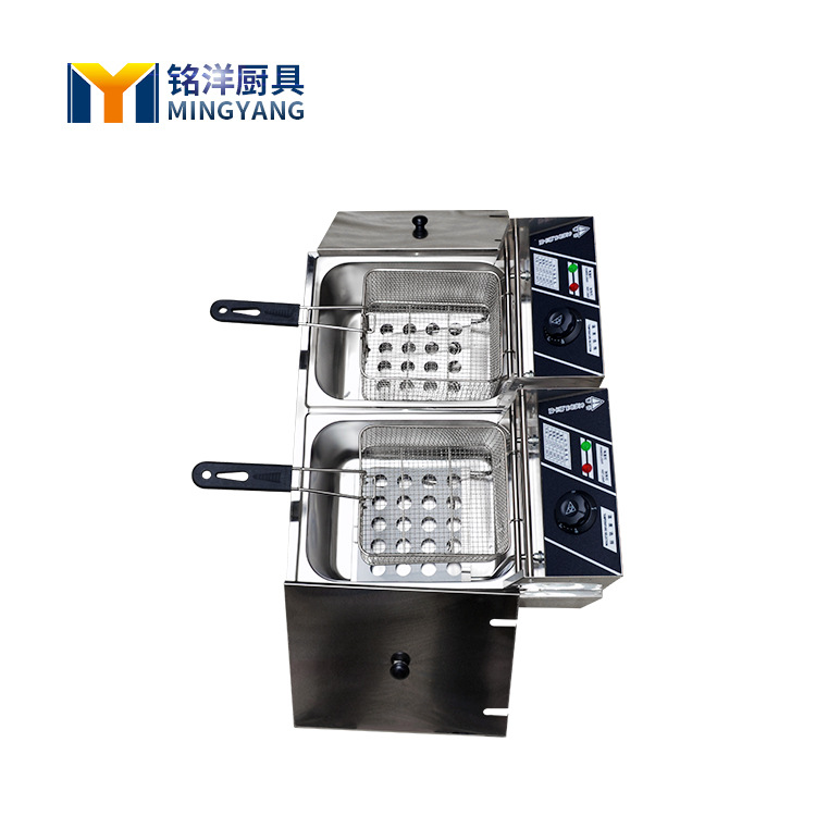商用電熱雙缸雙篩炸爐 電炸爐油炸鍋油炸機(jī)電炸鍋炸雞排廠家直銷