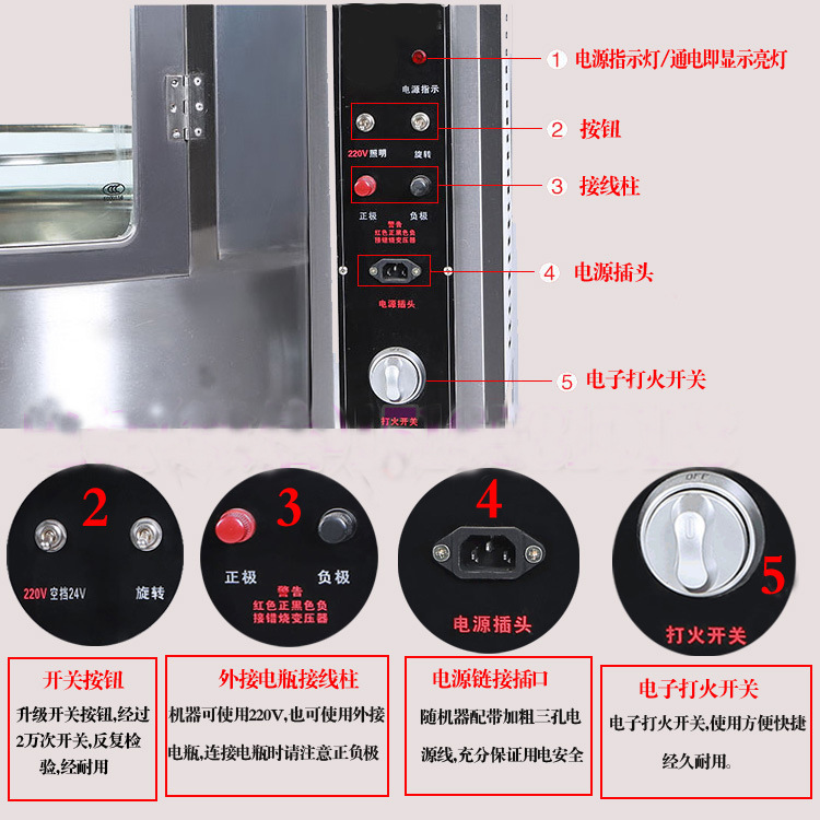 商用烤魚爐 碳?xì)鈨捎眯涂绝啝t 烤雞爐 廠家直銷 包教技術(shù) 烤魚爐