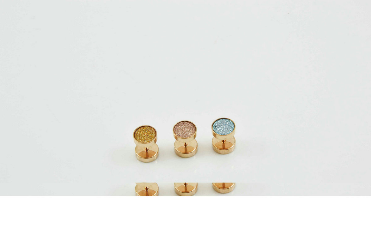 精品熱銷 韓國(guó)飾品 超閃華麗耳廓耳釘