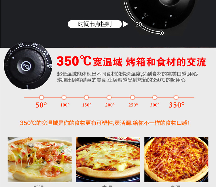 商用電烤箱 單層雙盤披薩爐 食品烘焙爐 蛋糕面包蛋撻電烘爐設(shè)備