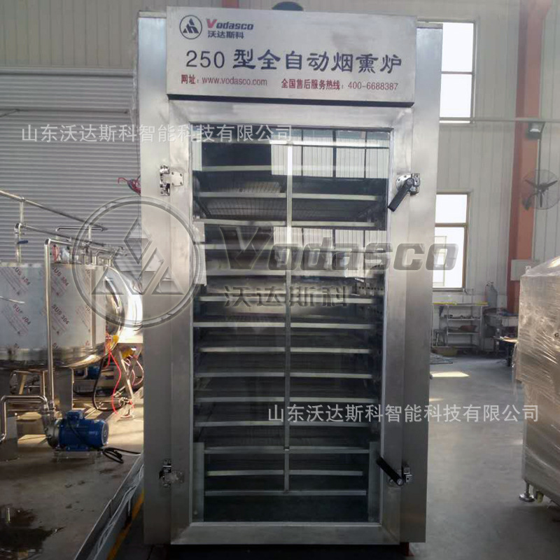 供應(yīng) 不銹鋼商用臘肉煙熏爐 全自動大型豬肉煙熏爐 有現(xiàn)貨