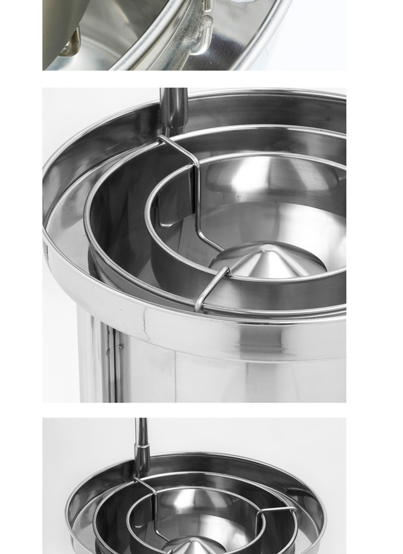 樂創(chuàng)20KG50KG全自動不銹鋼洗米機(jī) 水壓式大型淘米機(jī) 商用洗米機(jī)
