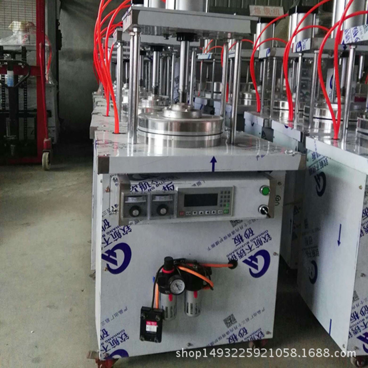 自動新型無噪音烙餅機 多功能商用液壓烙餅機 薄餅烙餅機