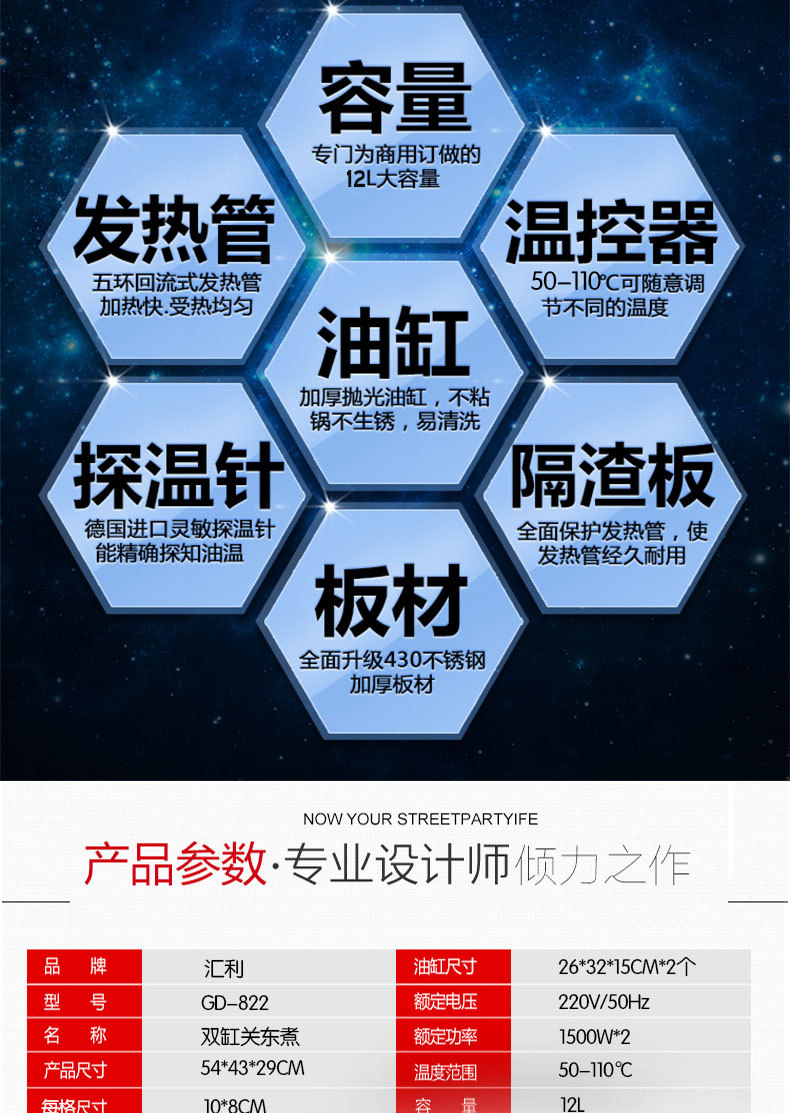 匯利關(guān)東煮機(jī)器商用12格 雙缸關(guān)東煮鍋電熱12格丸子機(jī)器麻辣燙機(jī)