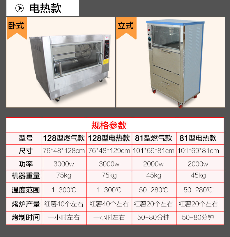 烤紅薯機(jī) 烤紅薯爐烤玉米機(jī) 商用電烤地瓜機(jī)燃?xì)?烤水果機(jī)烤梨機(jī)