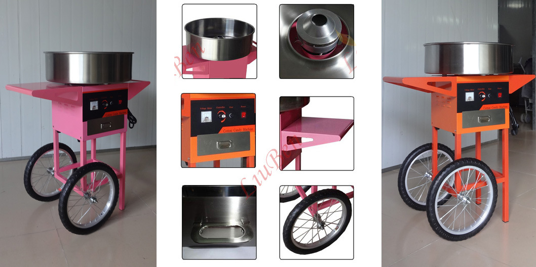 六本電氣機(jī)械加工棉花糖機(jī)商用電動(dòng)
