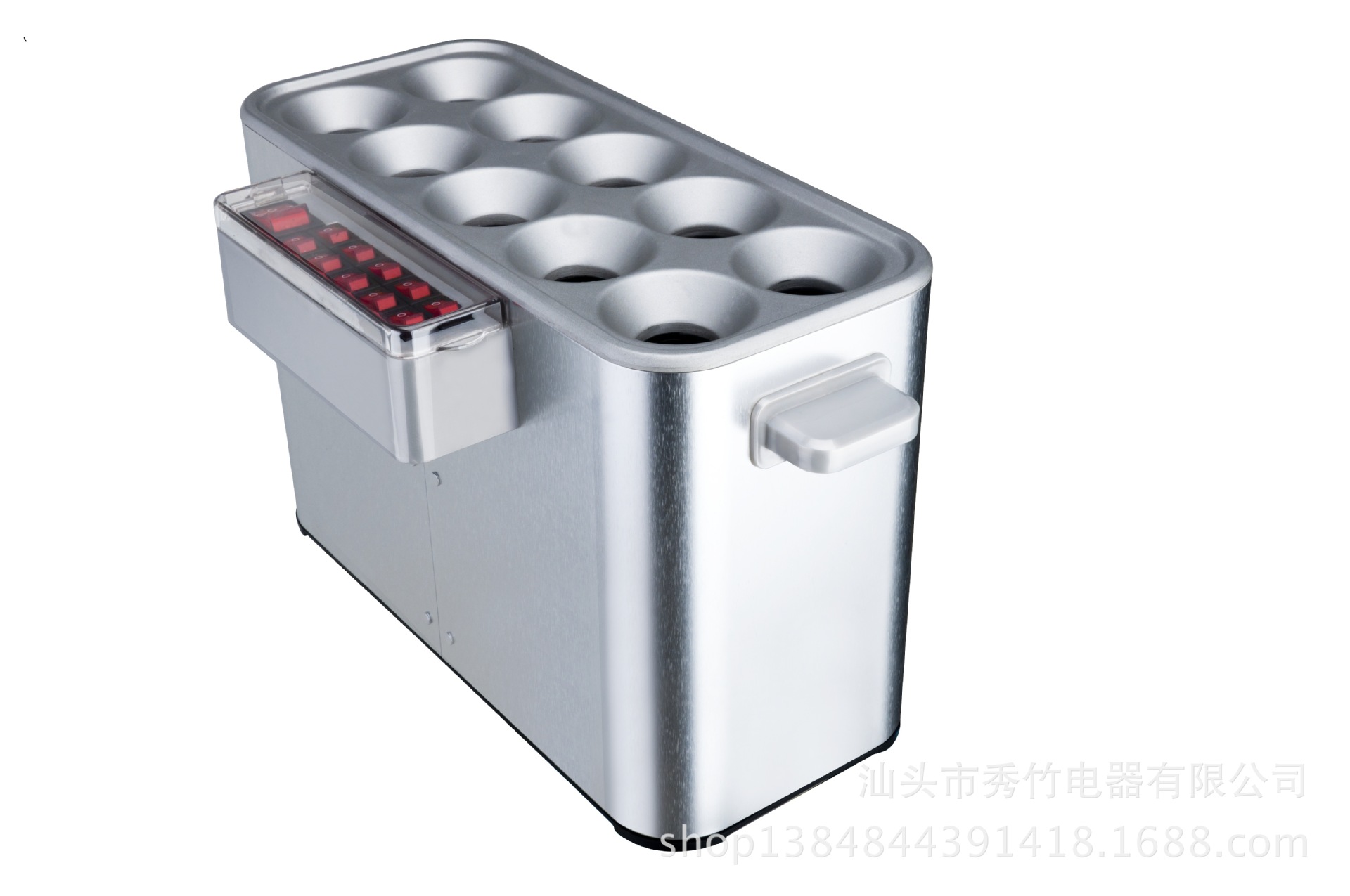 秀竹商用蛋腸機(jī)蛋堡腸機(jī)多功能香腸熱狗機(jī)蛋卷煎蛋器十孔蛋香腸機(jī)