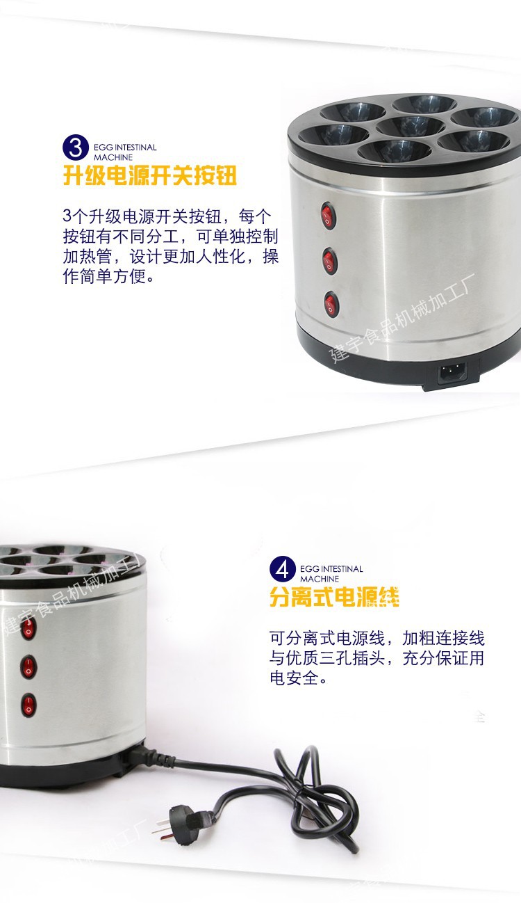 早餐蛋腸機(jī)商用蛋包腸機(jī)蛋堡機(jī)雞蛋卷機(jī)雞蛋杯全自動蛋爆腸煎蛋器