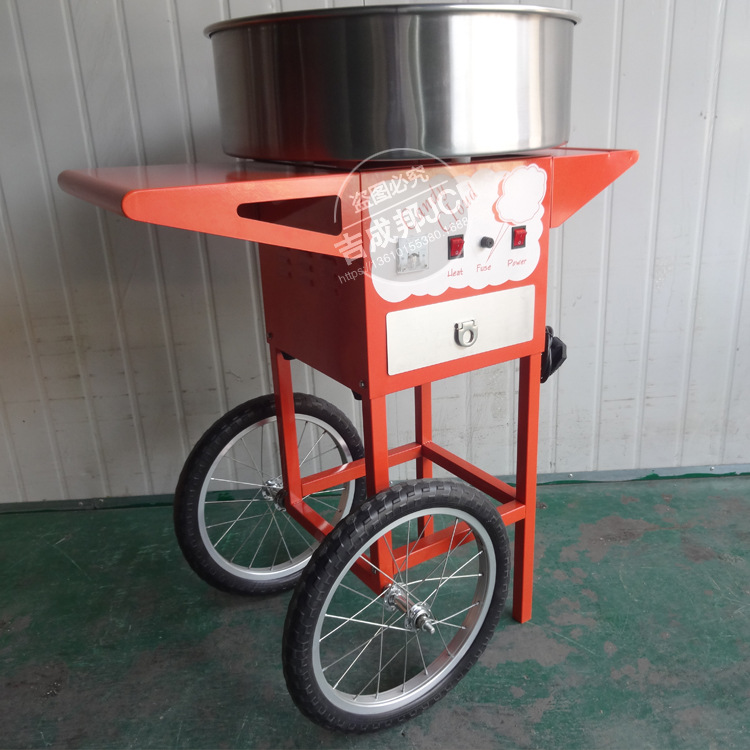 立式手推，商用電動棉花糖機(jī)，全自動商用棉花糖機(jī)