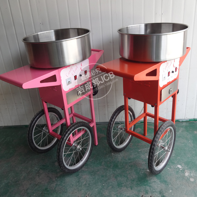 立式手推，商用電動棉花糖機(jī)，全自動商用棉花糖機(jī)