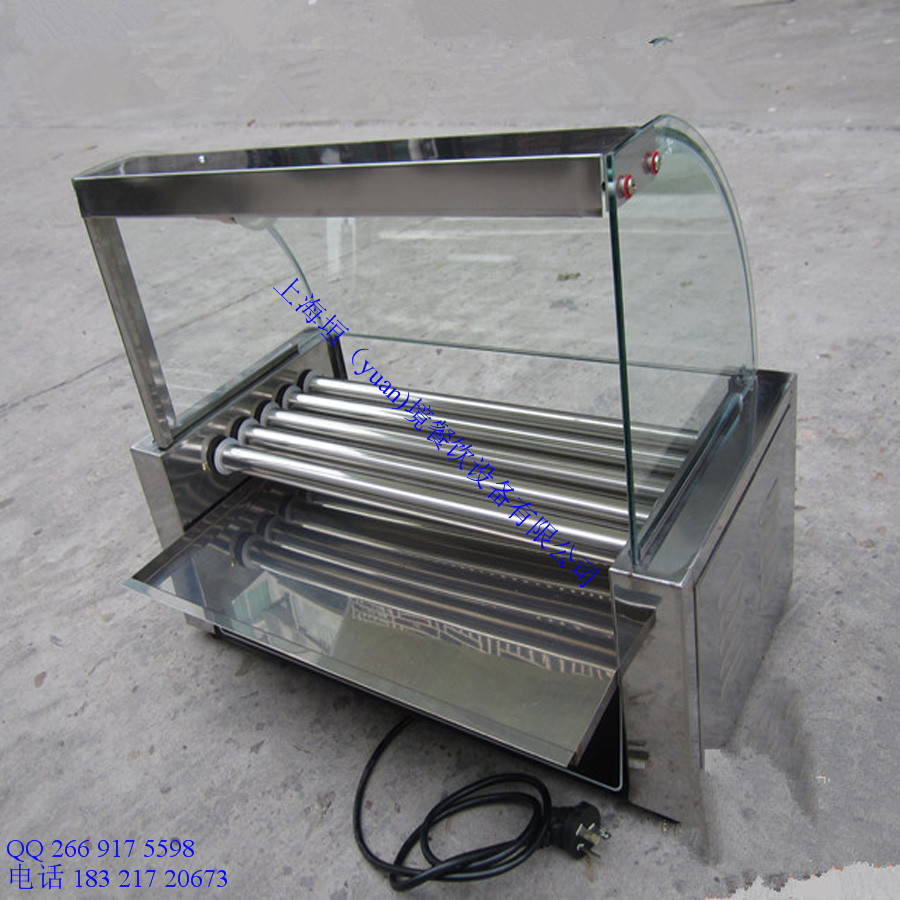 工廠直銷帶門帶燈烤腸機(jī) 出口雙控溫?zé)峁窓C(jī) 電動(dòng)商用香腸機(jī)