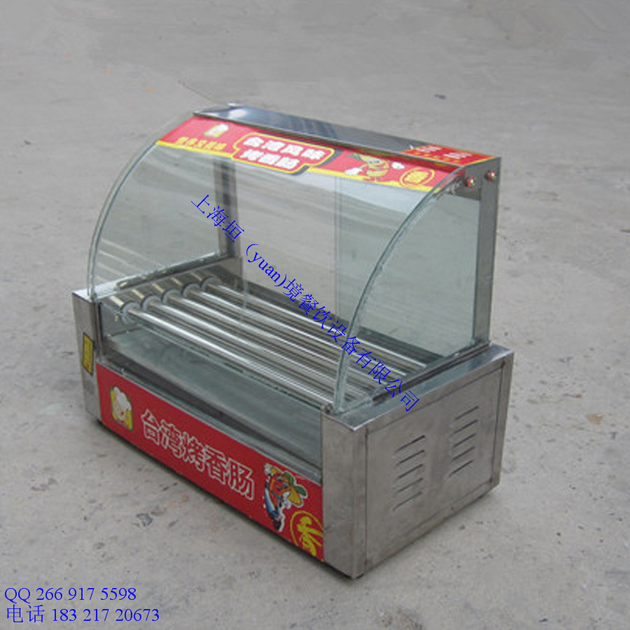 工廠直銷帶門帶燈烤腸機(jī) 出口雙控溫?zé)峁窓C(jī) 電動(dòng)商用香腸機(jī)