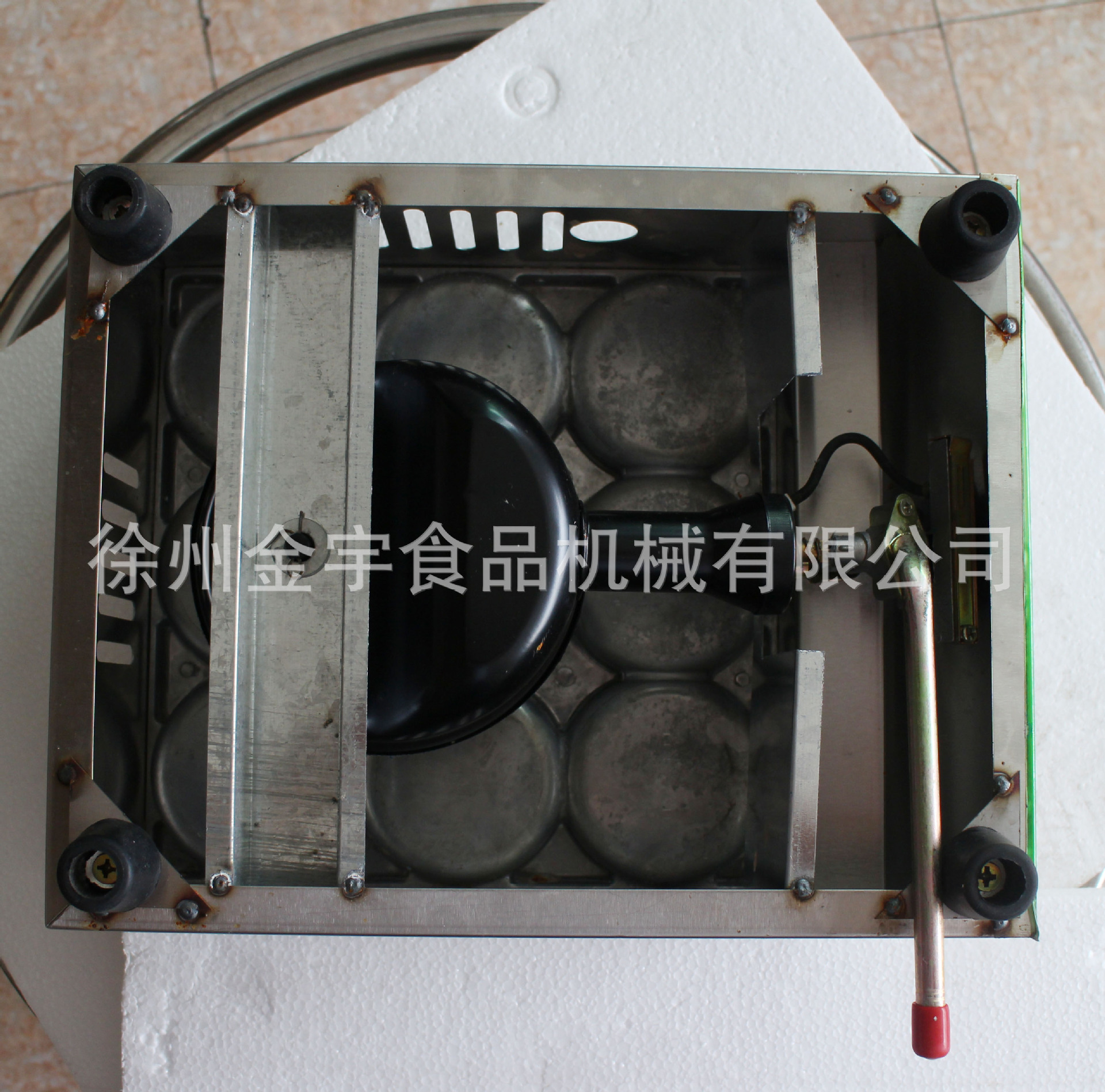 商用燃?xì)?烤漢堡九孔雞蛋漢堡機(jī)家用雞蛋餅機(jī)送技術(shù)