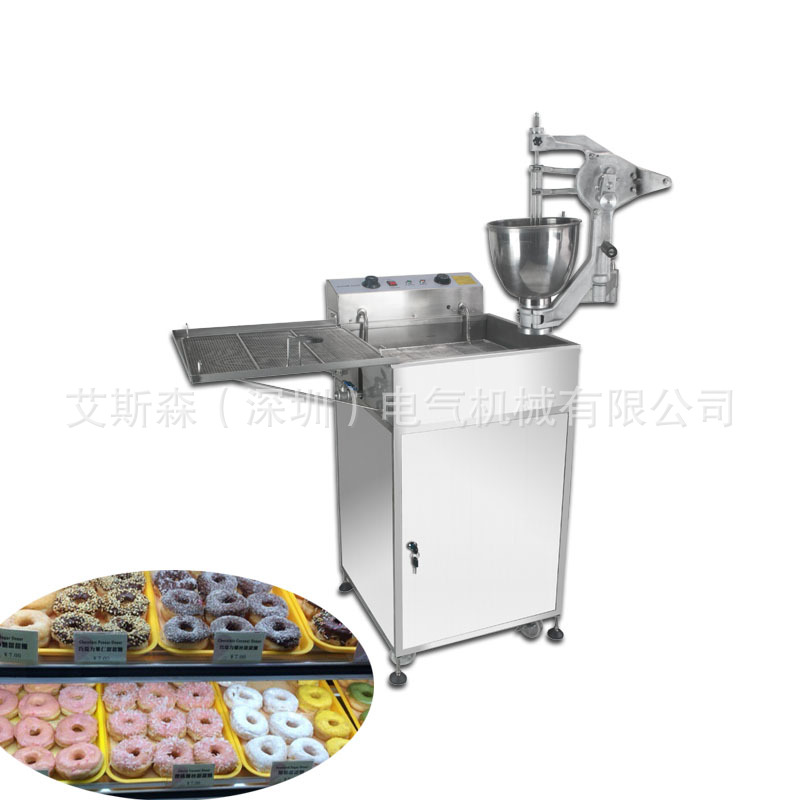 T103商用立式波提手動(dòng)甜甜圈機(jī)半自動(dòng)多拿滋機(jī)大油炸缸爐炸油條機(jī)