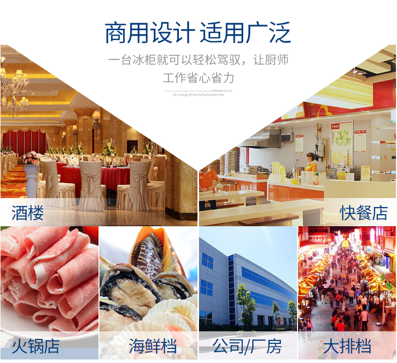 德瑪仕冷藏柜立式四門(mén)冰柜商用 展示柜 KCD1.0L4立式四門(mén)全冷凍