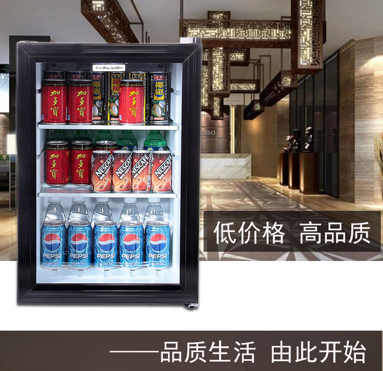 酒店家用小型冰箱 展示吧臺(tái)商用冰柜 啤酒飲品飲料柜家用冷柜