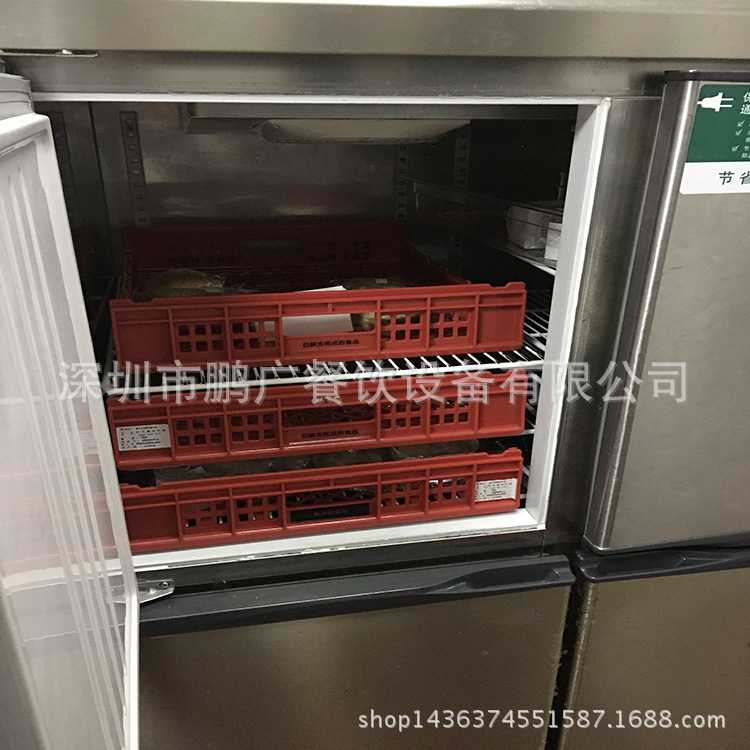 二手金城四門冰箱冷藏冷凍工作臺保鮮柜
