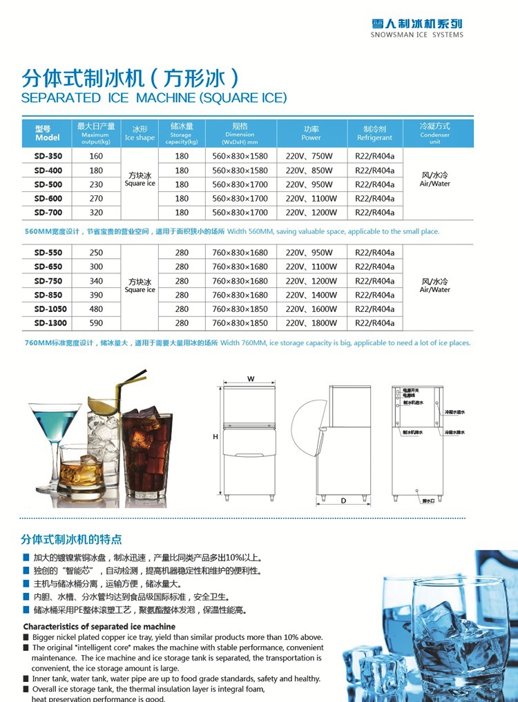 Snowsman雪人AF-200制冰機(jī) 顆粒雪花冰制冰機(jī) 冷飲店制冰機(jī)