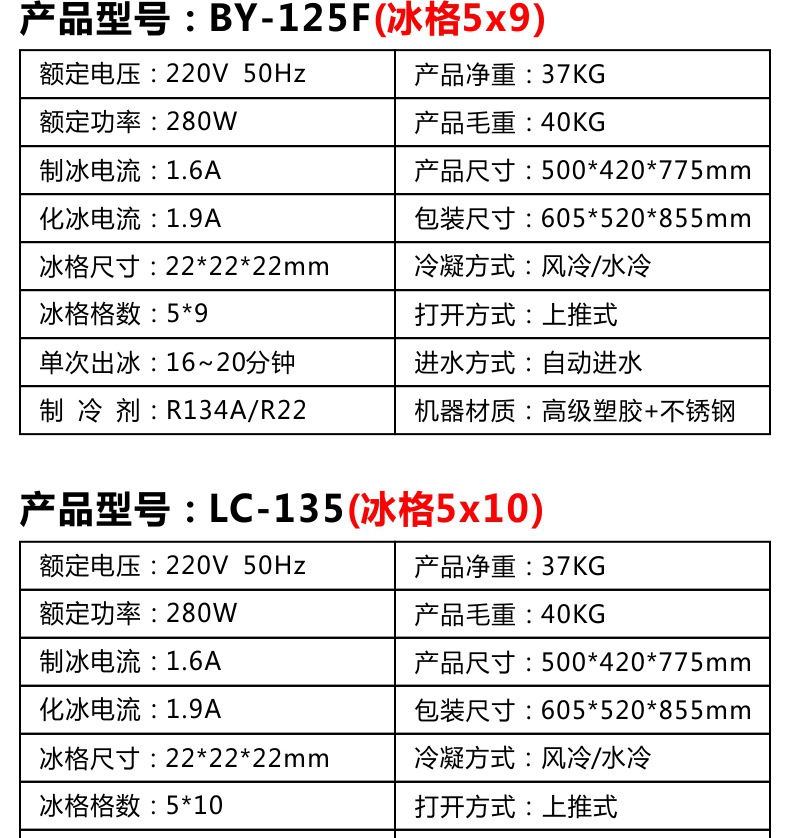 睿美商用制冰機(jī) 5X10冰格 奶茶店酒吧全自動(dòng)家用小型方冰塊機(jī)