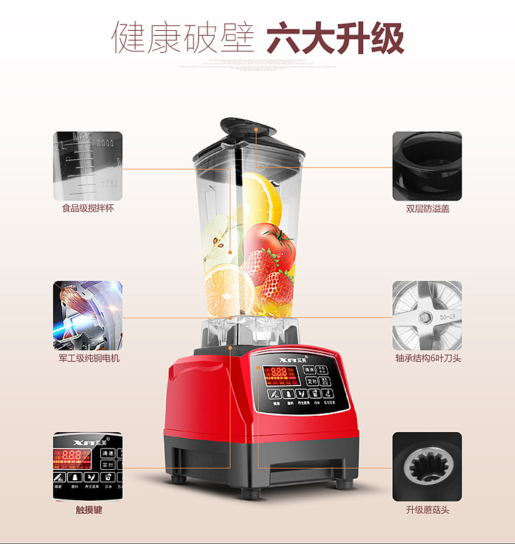 奶茶店商用沙冰機家用冰沙機刨冰碎冰機榨汁攪拌機奶昔現(xiàn)磨豆?jié){機
