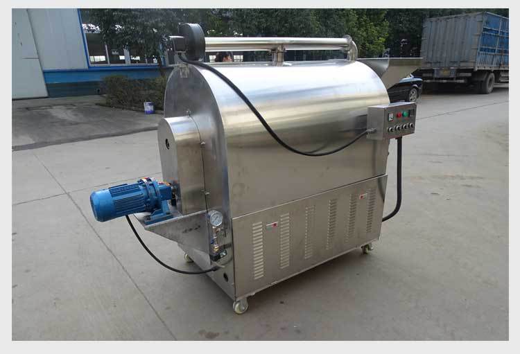 廠家直銷大型商用不銹鋼燃?xì)獬簇洐C(jī) 休閑食品炒貨機(jī) 炒板栗機(jī)