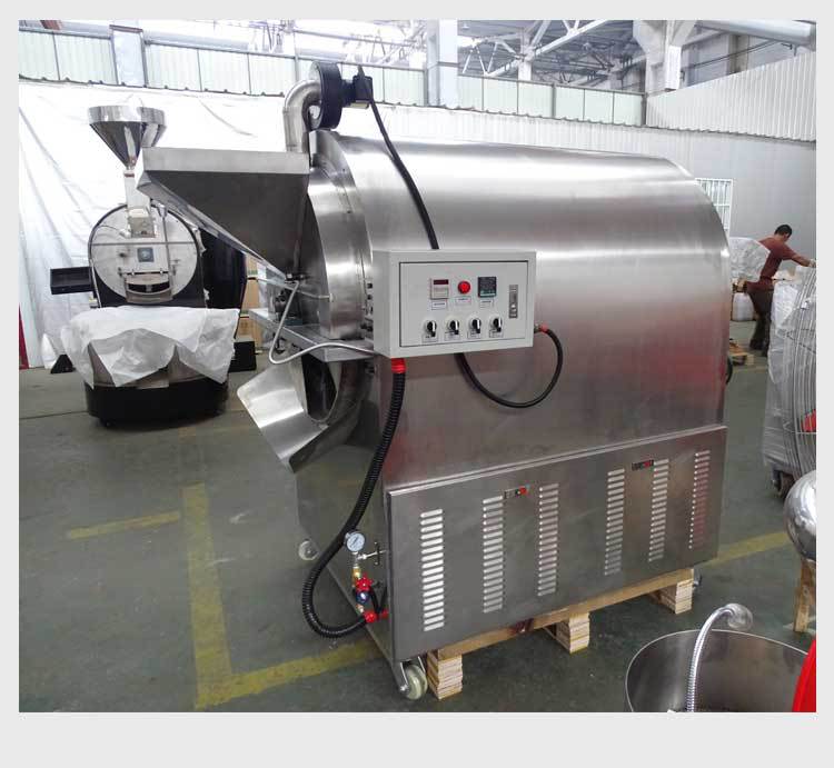 廠家直銷大型商用不銹鋼燃?xì)獬簇洐C(jī) 休閑食品炒貨機(jī) 炒板栗機(jī)