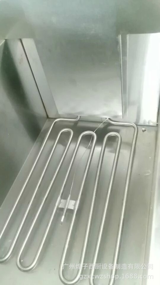 王子西廚電熱扒爐炸爐連體 扒炸一體機(jī)商用 手抓餅鐵板魷魚(yú)油炸