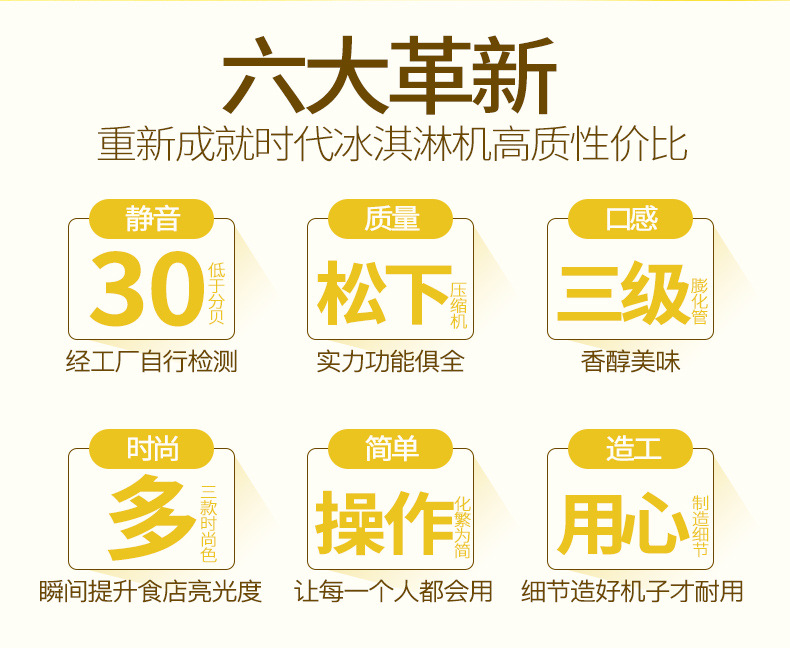 樂創(chuàng)冰淇淋機(jī)商用雪糕機(jī)立式全自動圣代甜筒軟質(zhì)冰激凌機(jī)臺式包郵