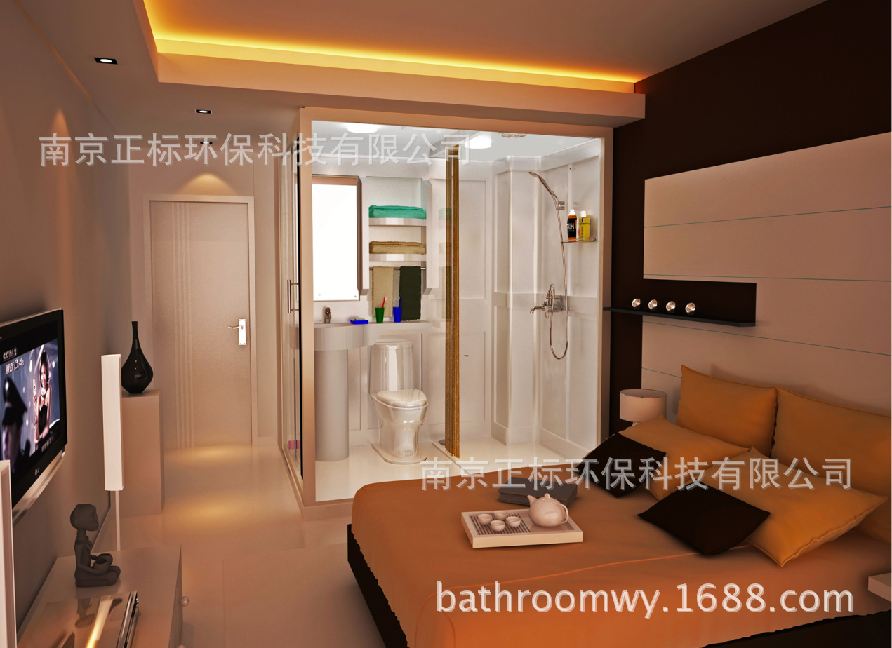 BSM1319集成衛(wèi)生間賓館酒店整體淋浴房公寓一體式衛(wèi)浴廠(chǎng)家直銷(xiāo)