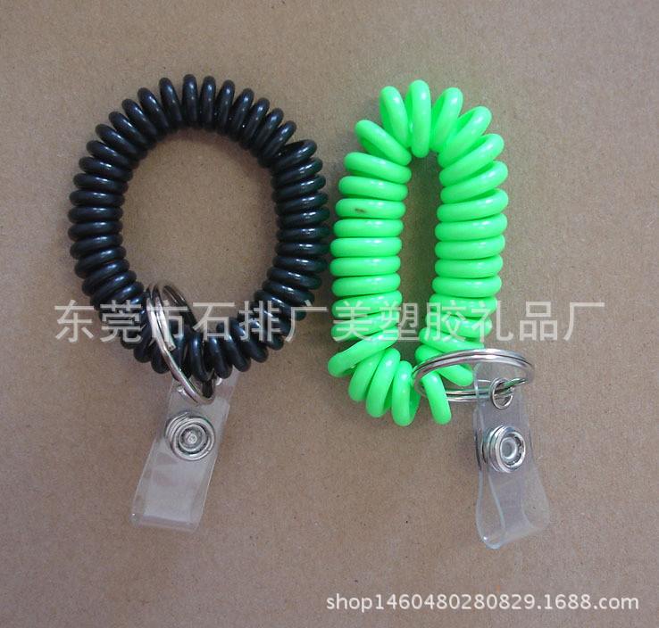 號碼牌塑料桑拿排號 洗浴彈簧手圈浴室手環(huán)寄存鑰匙線圈
