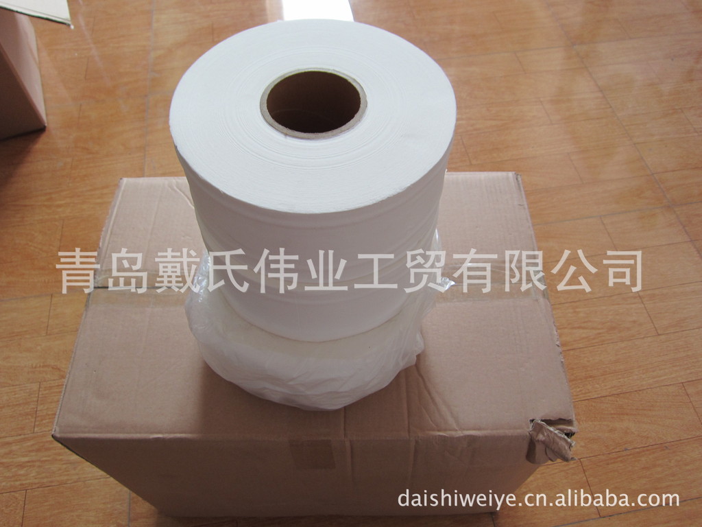 廠家批發(fā)100%純木漿雙層750克酒店用珍寶盤紙，廁所用紙，大卷紙