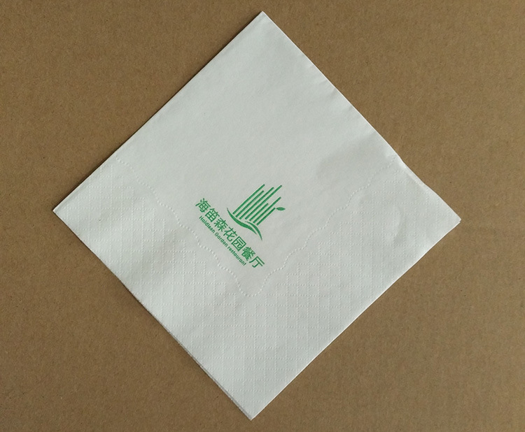 餐廳方巾紙2層230*230餐巾紙批發(fā)定制酒店散裝紙巾印LOGO整箱包郵
