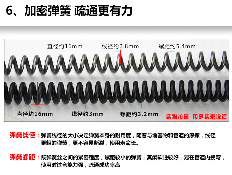 美特佳80型電動管道下水道疏通機500瓦家用經濟型管道清理機