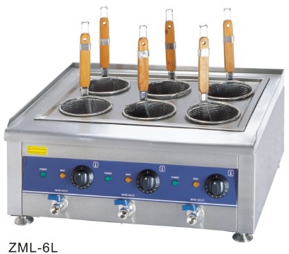 ZML-6L 臺式六頭電熱煮面爐燙面爐煮面機(jī)