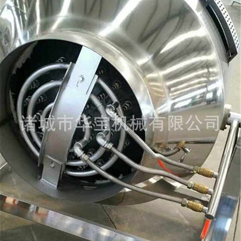 供應(yīng) 400L燃?xì)鈯A層鍋 大型搖擺湯鍋 加厚不銹鋼更耐用