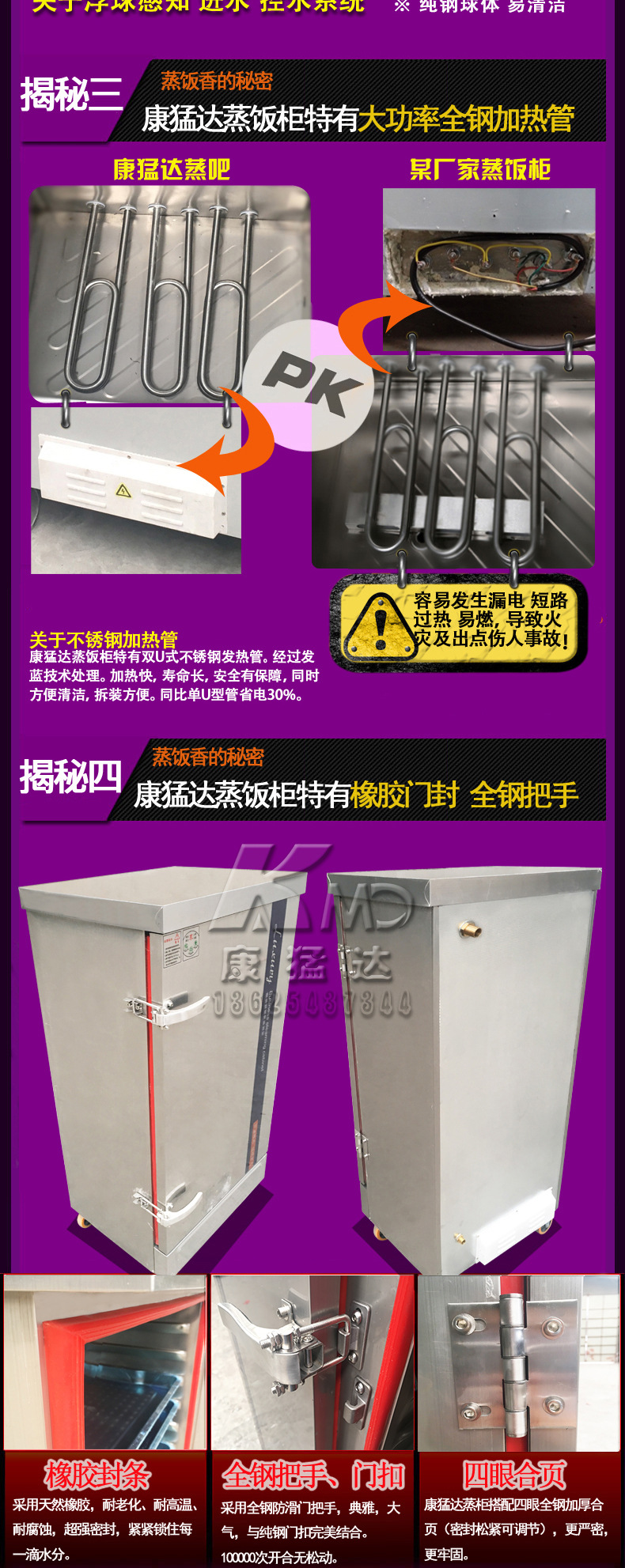 康猛達(dá)蒸飯柜468盤12盤24盤節(jié)能蒸飯車蒸飯機(jī)電燃?xì)庹粝渖逃冒]