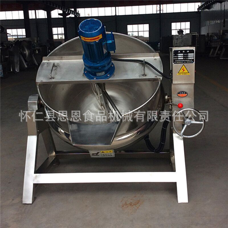 電加熱夾層鍋具 可傾式帶攪拌導(dǎo)熱油夾層鍋 廠家直銷環(huán)保炊事設(shè)備