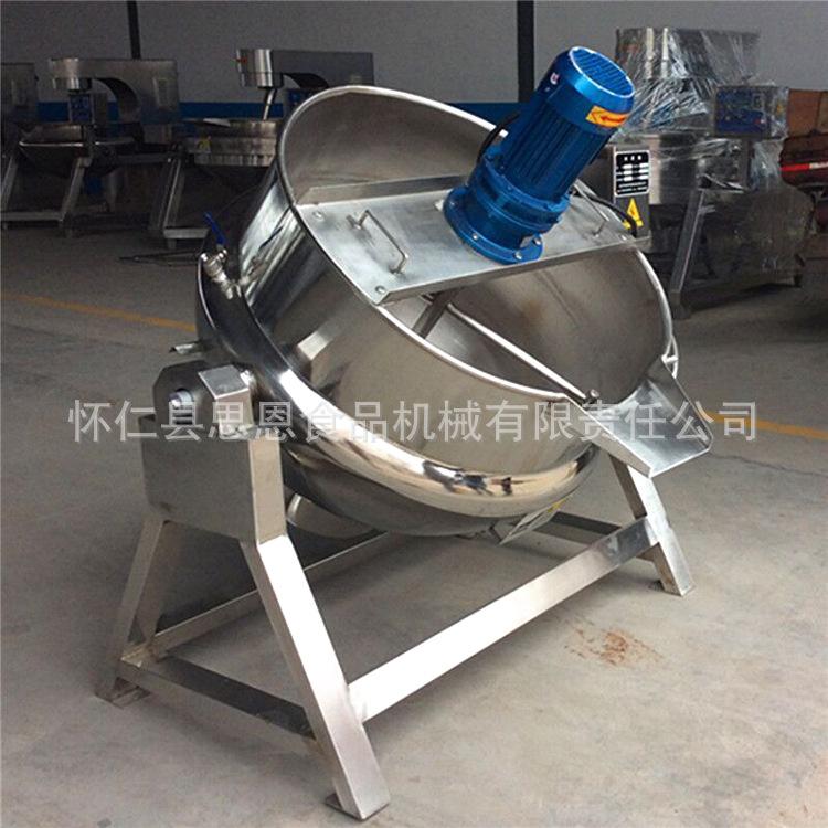 電加熱夾層鍋具 可傾式帶攪拌導(dǎo)熱油夾層鍋 廠家直銷環(huán)保炊事設(shè)備