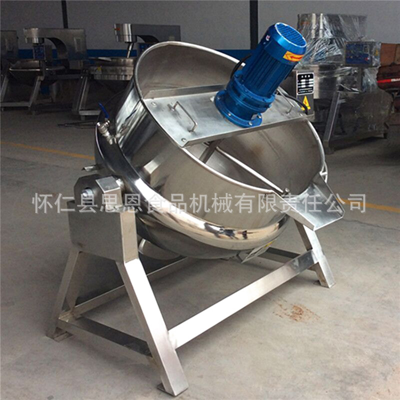 電加熱夾層鍋具 可傾式帶攪拌導(dǎo)熱油夾層鍋 廠家直銷環(huán)保炊事設(shè)備