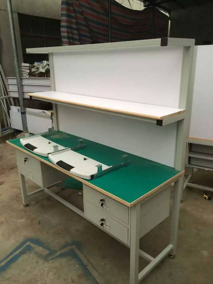 雙層帶抽屜工作臺(tái)