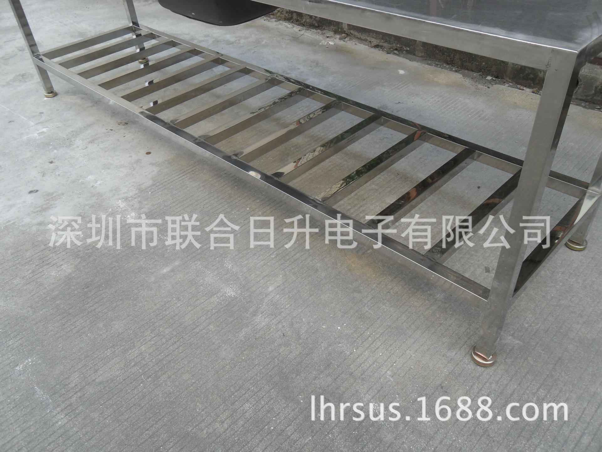 供應非標定制不銹鋼單星水槽工作臺廚房衛生臺操作臺清洗臺洗手池