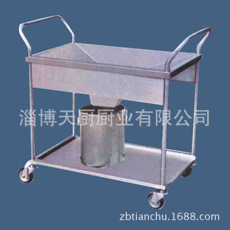 定制銷售多規(guī)格收餐車 餐廳用用多規(guī)格手推收餐車 可定制【圖】